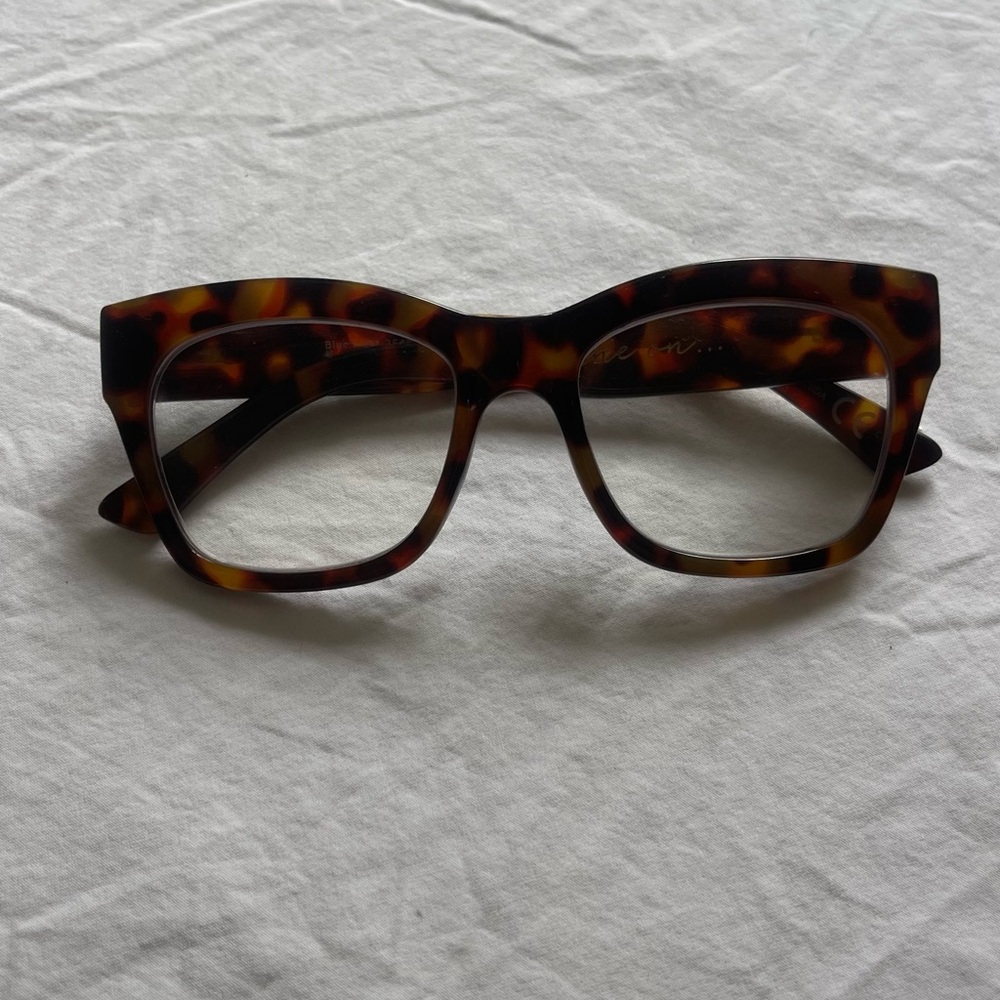 Tortoiseshell Square Frame Women's Eyewear